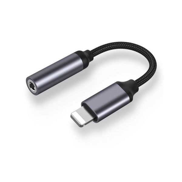 Cabo adaptador Lightning para P2(3.5mm) - Cinza