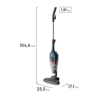 Aspirador de Pó Vertical com Fio Electrolux 1100W 2 em 1 Filtro HEPA Azul (STK13A) 220V