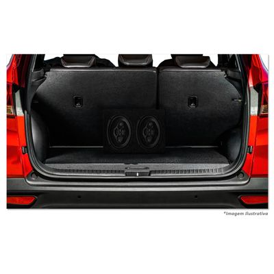 Caixa de Som Automotiva para Alto Falante 6x9 Selada Carpete Preto 14 Litros