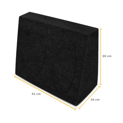 Caixa de Som Automotiva para Alto Falante 6x9 Selada Carpete Preto 14 Litros