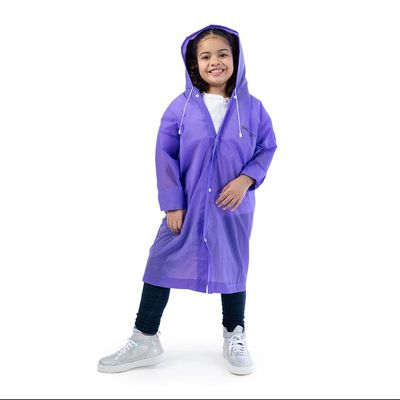 Capa de Chuva Infantil Universo Lilás U / Lilas