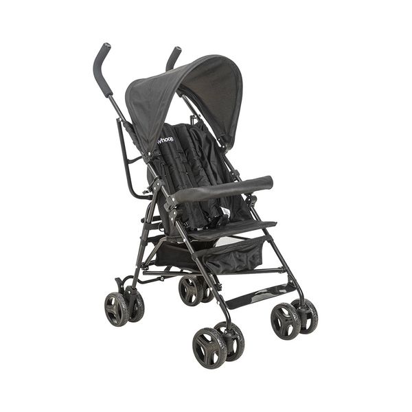 Carrinho Passeio Kiddo Whoop Tourino Compacto Preto até 15Kg
