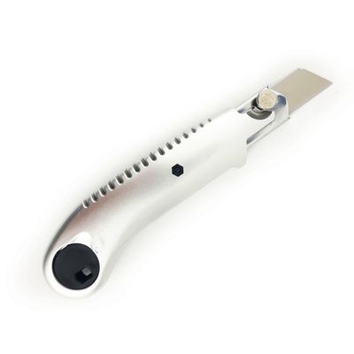 Estilete Profissional Metal 5 Lâminas 10cm Trava Segurança
