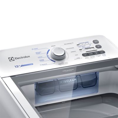 Máquina de Lavar Electrolux 13kg Branca Essential Care com Cesto Inox e Jet&Clean (LED13) 220V
