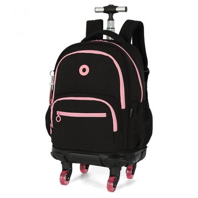 Mochila Com Rodas Up4you By Luara Preto - Unico Preto