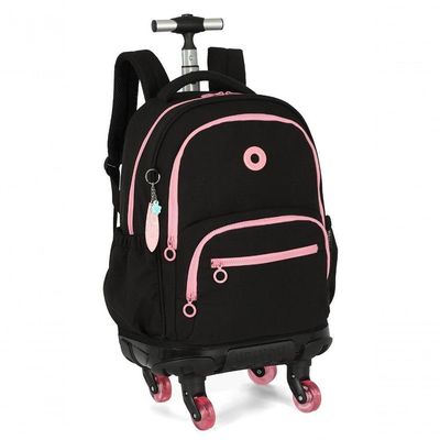 Mochila Com Rodas Up4you By Luara Preto - Unico Preto