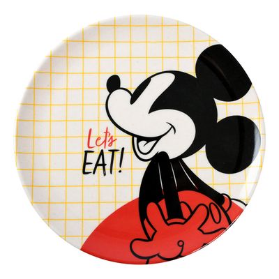 Prato Sobremesa Fibra 20cm CV245179 Mickey