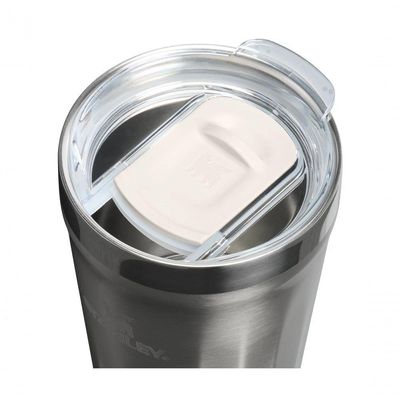 Copo Texturizado Com Tampa Stanley 473ml Stainless Steel