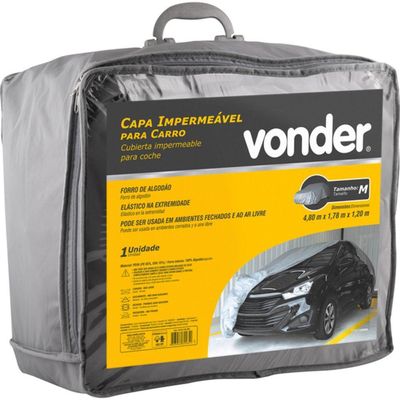 Capa Impermeável Para Carro Tam. M 4,80x1,78x1,20 Vonder