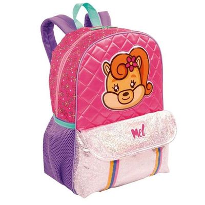 Mochila Infantil Costas Menina Mel Sestini Rosa