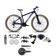 Bicicleta Aro 29 Absolute Nero 5 Câmbios Shimano Alívio-altus 27v Freio Hidráulico Garfo C-trava Azul Tam: 15
