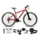 Bicicleta Aro 29 Absolute Nero 5 Câmbios Shimano Altus 24v Freio Hidráulico Garfo C-trava vermelho Tam: 21