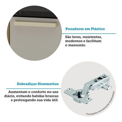 Cozinha Modulada Completa De Canto 10 Peças Com Tampos E Sem Avelã/mocca Laca