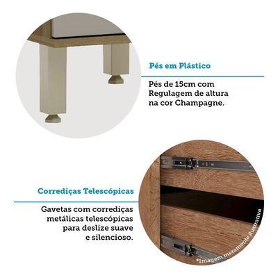 Cozinha Modulada Completa De Canto 10 Peças Com Tampos E Sem Avelã/mocca Laca
