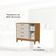 Comoda Sapateira Flip 1 Porta 4 Gaveta Areia Com Savana