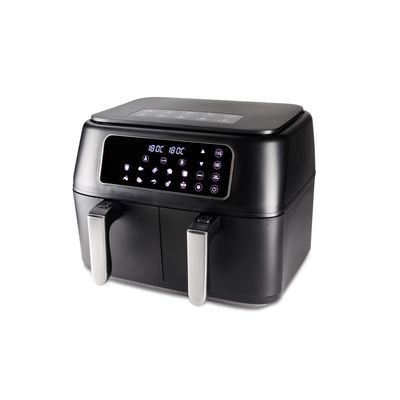 FRITADEIRA HAMILTON BEACH DUAL AIR FRYER DUPLO CESTO PRETO 8L 127V