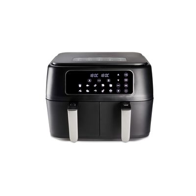 FRITADEIRA HAMILTON BEACH DUAL AIR FRYER DUPLO CESTO PRETO 8L 127V