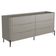 Cômoda Para Quarto Closet Orgânica 6 Gavetas Pés Industrial Preto Bliss I03 Grigio - Lyam Decor