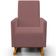 Poltrona de Amamentação com Balanço Ravena W01 Suede Rosê  - Lyam Decor