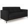 Sofá 3 Lugares Sala Living Industrial 200cm Senna K01 Veludo Preto - Lyam Decor