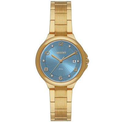 Relógio Orient Feminino Ref: Fgss1262 A2kx Casual Dourado