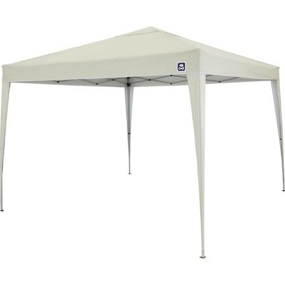 Tenda Gazebo 3x3m Bel Poliéster Bege Estrutura Alumínio
