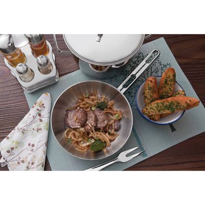 Frigideira Tramontina Allegra Aço Inox e Fundo Triplo 24 cm 2,1 L