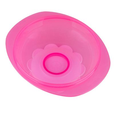 Kit Prato Bowl Dermiwil com Talheres Rosa Rosa