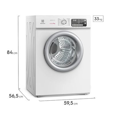 Secadora de Roupas Electrolux 11Kg  Branca Essential Care com Função Antirrugas (STL11) 220V