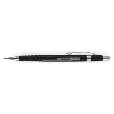 Lapiseira Técnica 0.5mm Lp0512 Brw Preto