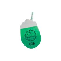 Borracha Escolar Fantasia Tropical Cis Verde