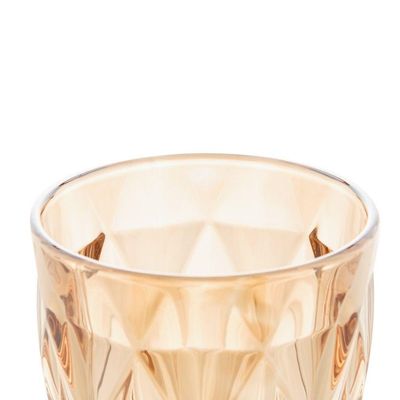 Conjunto De Taças De Vidro Para água 6 Peças 325 Ml Diamond âmbar Lyor