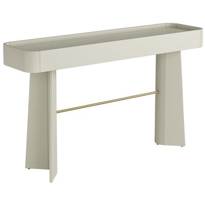 Aparador Para Sala De Estar Orgânico Industrial Alef I03 Luna Dourado - Lyam Decor