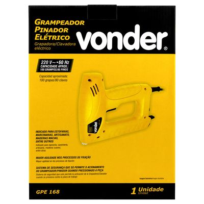 Grampeador Pinador Eletrico Profissional Gpe 168 220v