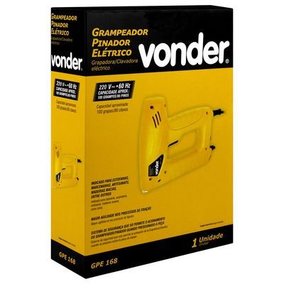 Grampeador Pinador Eletrico Profissional Gpe 168 220v
