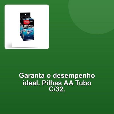 Pilha Alcalina Aa Tubo C-32