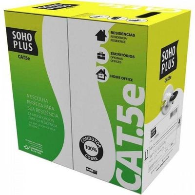 Cabo De Rede Cat.5e Cmx 305m Furukawa Preto - Cx -305