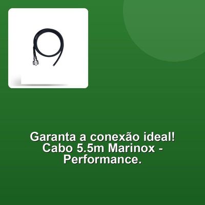 Cabo Antena Móvel Marinox Aquário 5.5m