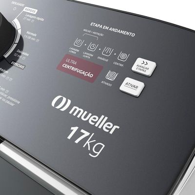 Máquina De Lavar Mueller 17kg, Com Ultracentrifugação Mla17 Branco 220V