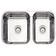 Cuba Isis Inox Polido 69x40 com 2 Cubas Tramontina