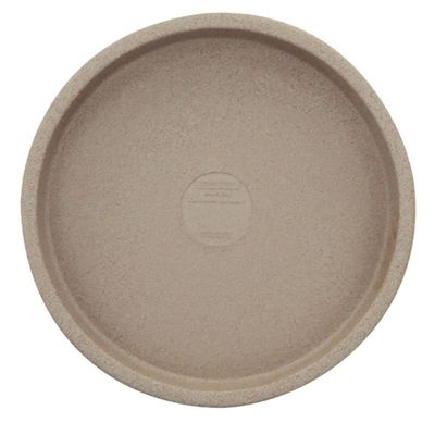 Prato Médio para Vaso de Planta Granito Areia Polietileno Tramontina Jardim Flor