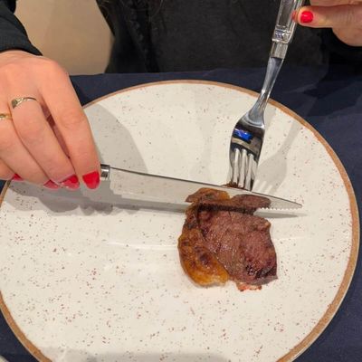 Jogo de Talhares Churrascaria 100 Peças Faqueiro Jumbo Aço Inox Prateado Jantar