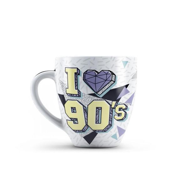 Caneca De Porcelana 90s 440ml Uphome Multilaser Caneca De Porcelana 90s 440ml Uphome Multilaser