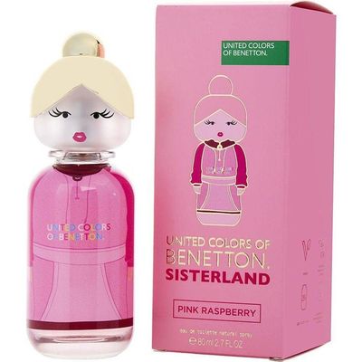 Perfume Feminino Benetton Sisterland Pink Raspberry Edt Spray 80 Ml