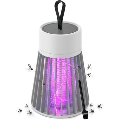 Lâmpada assassina de mosquitos Mosquito Trap Zapper Lâmpada matadora de mosquitos portátil Lâmpada LED Luz UV USB