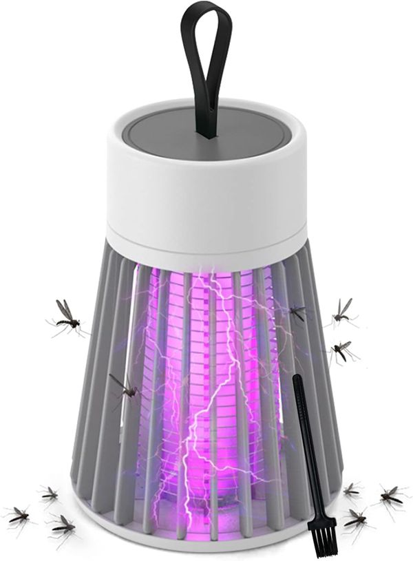 Lâmpada assassina de mosquitos Mosquito Trap Zapper Lâmpada matadora de mosquitos portátil Lâmpada LED Luz UV USB