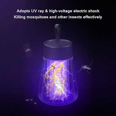 Lâmpada assassina de mosquitos Mosquito Trap Zapper Lâmpada matadora de mosquitos portátil Lâmpada LED Luz UV USB