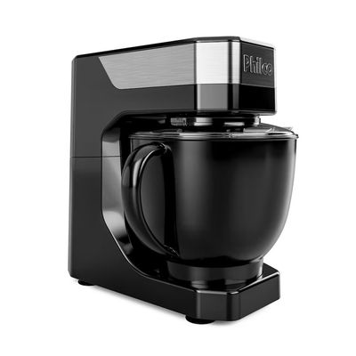 Batedeira Planetaria Philco PBP90A 5L 900W Tampa Antirrespingo Preto / 220V