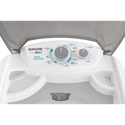 Lavadora Lavamax Eco 20kg 6 Programas de Lavagem 580W Branca Suggar Branco / 220V