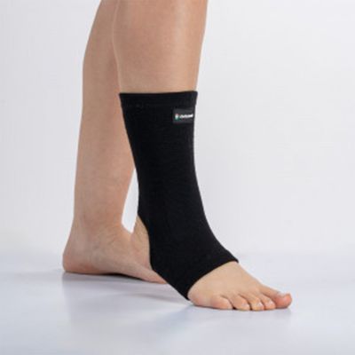 Tornozeleira Elástica Ortho Care Dellamed M / Preto